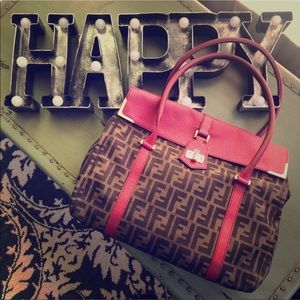 Fendi Zucca Classico 2 Linda handbag